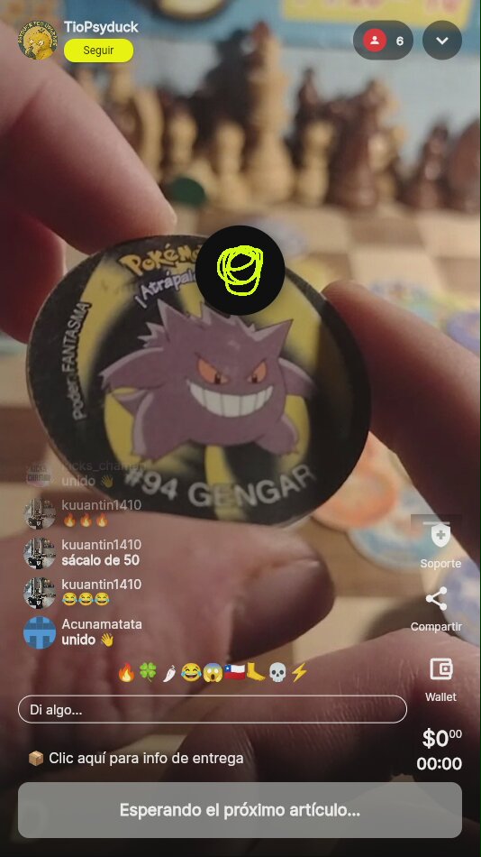 Tazo Pokémon Gengar #94