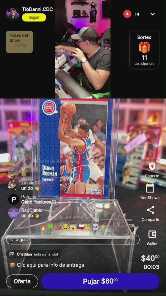 Dennis Rodman Fleer 1991 Card