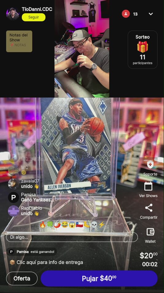 Allen Iverson Topps Legends Card