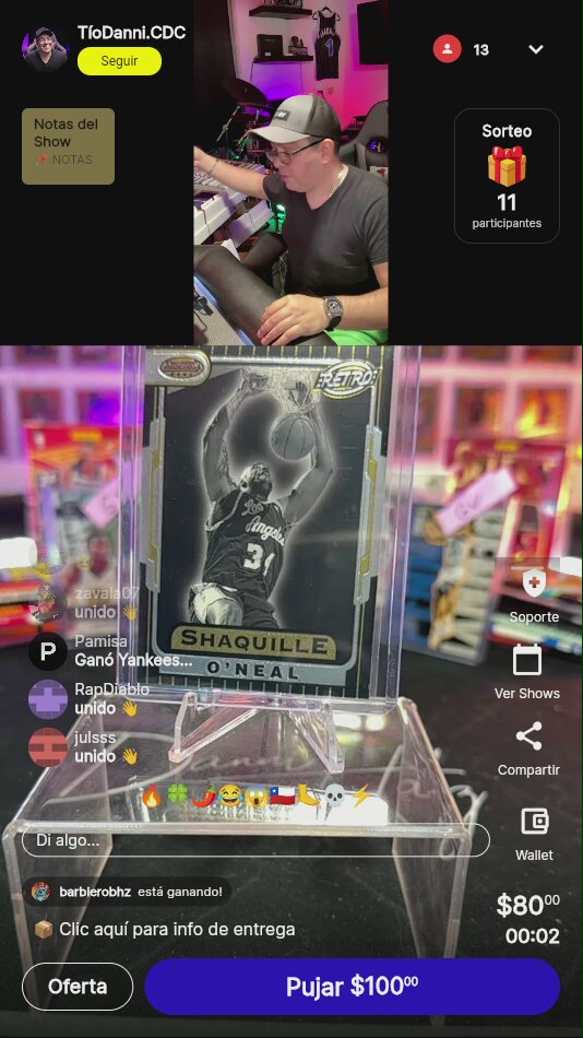 Shaquille O'Neal Upper Deck Card