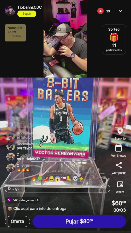 Wembanyama 8-Bit Ballers Topps 2025