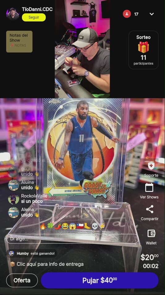 Kyrie Irving Topps Chrome Coast