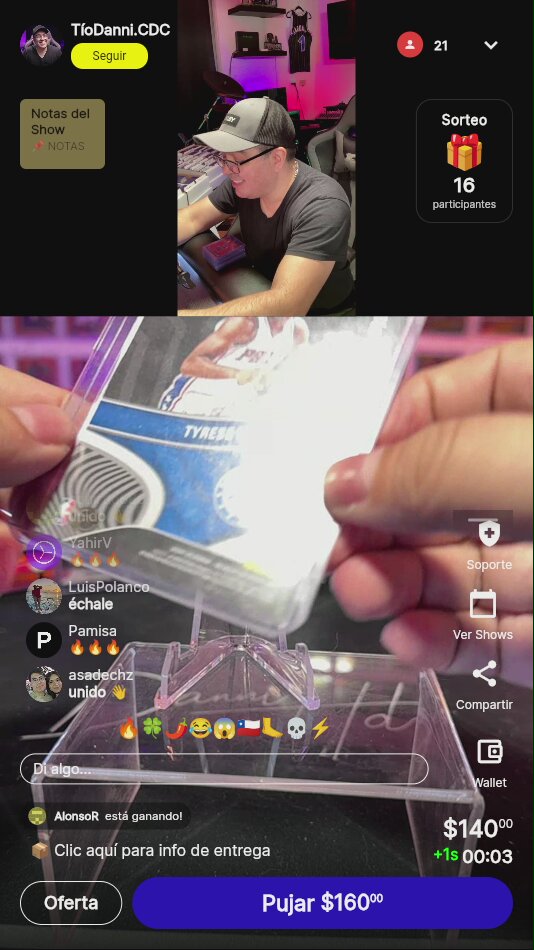 Tyrese Maxey Showstoppers numerada /50