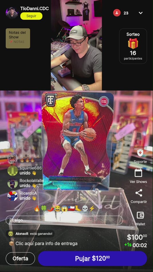 Ausar Thompson Topps Chrome #/125