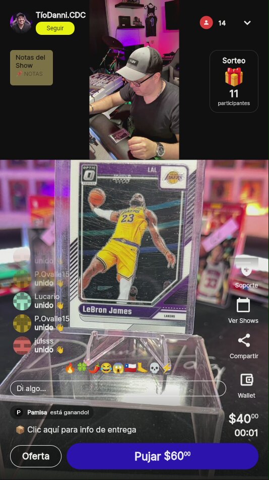 LeBron James Optic Card