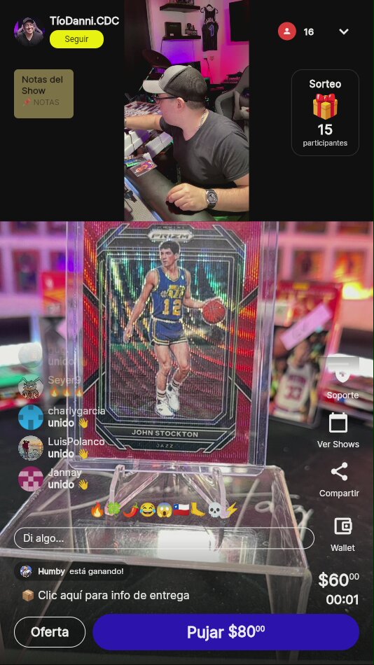 John Stockton Prism Red Baloncesto