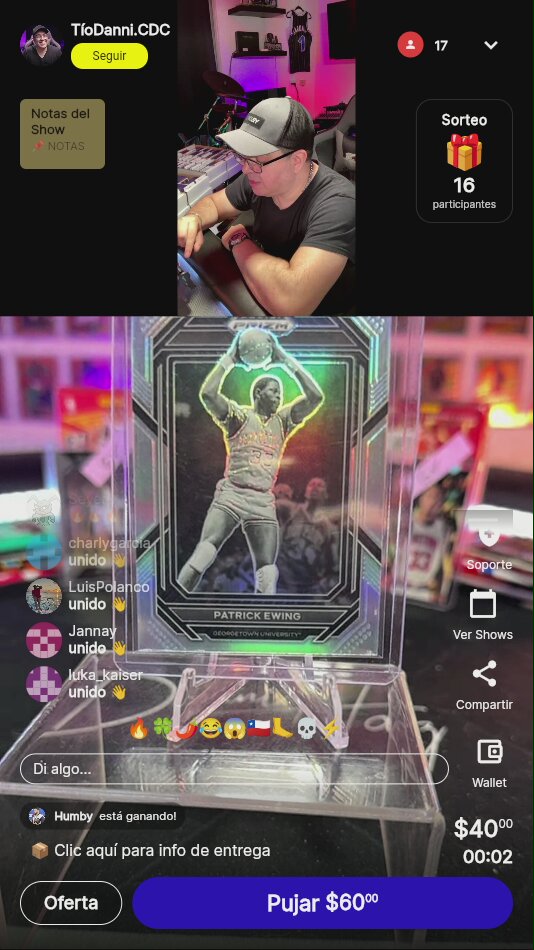 Patrick Ewing Panini Prizm 2022-23