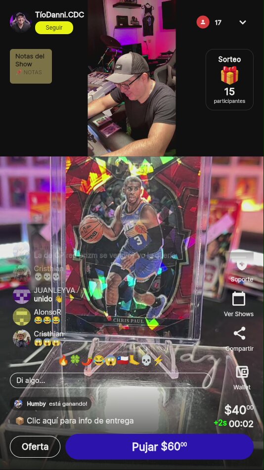Carta Chris Paul Prizm Roja