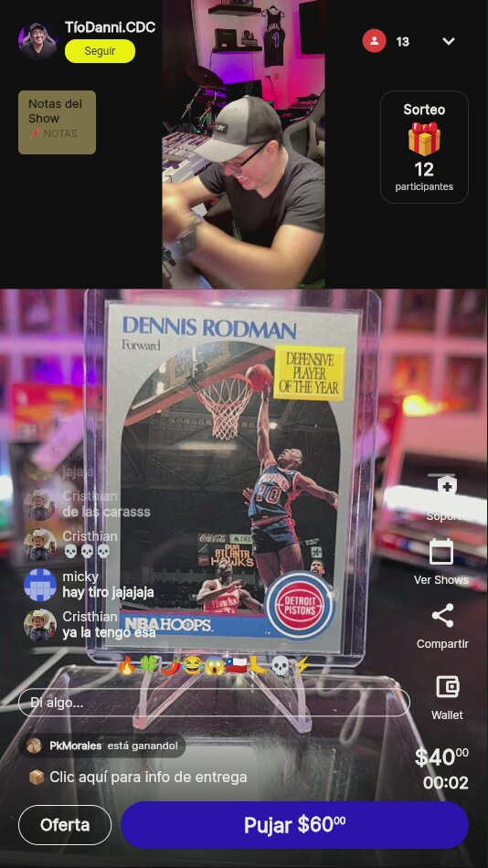Dennis Rodman NBA Hoops 1990