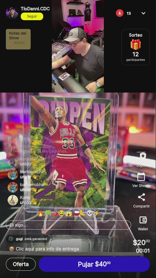 Scottie Pippen Skybox Z-Force 1997