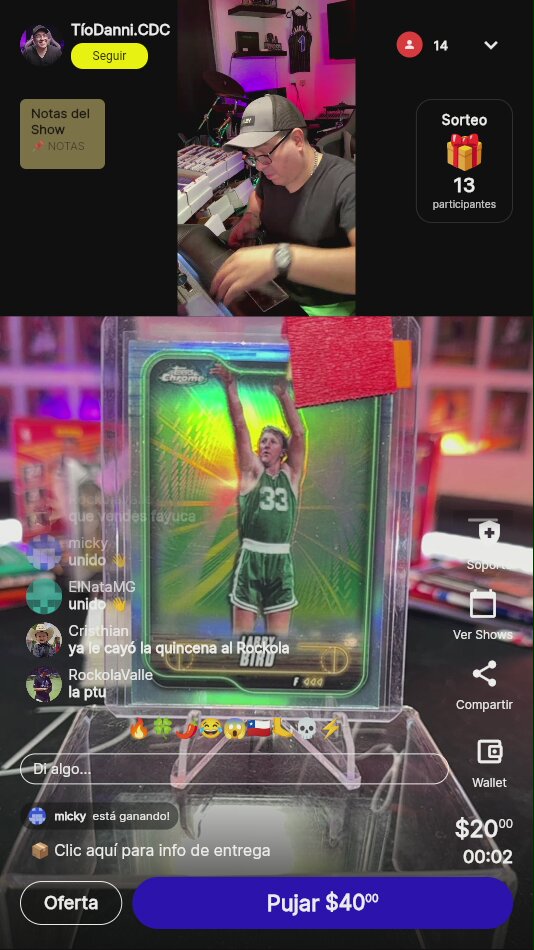 Larry Bird Topps Chrome