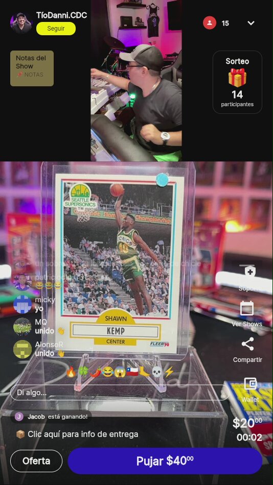 Shawn Kemp Fleer Rookie 1990