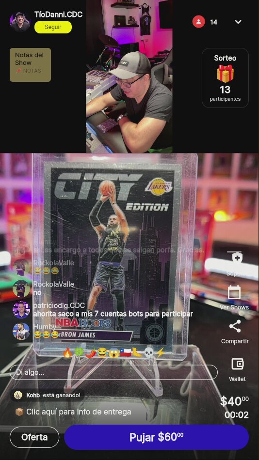LeBron James NBA Hoops Card