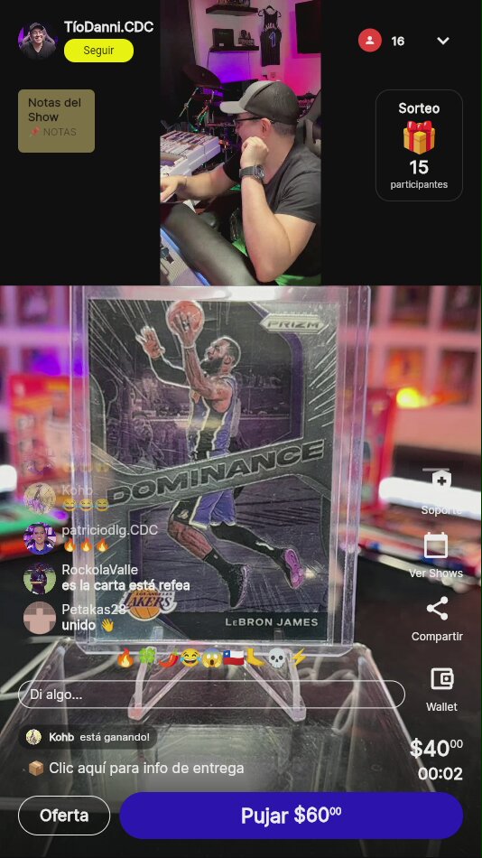 LeBron James Dominance Prizm Insert