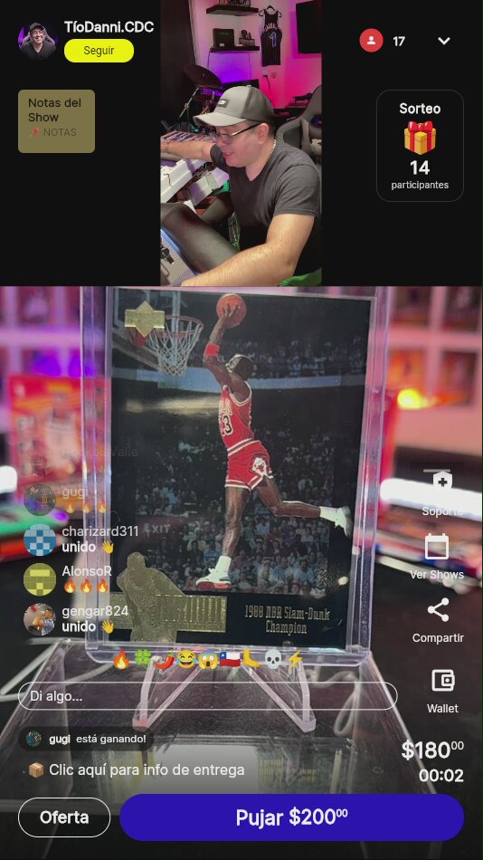 Michael Jordan Slam Dunk Champion Card