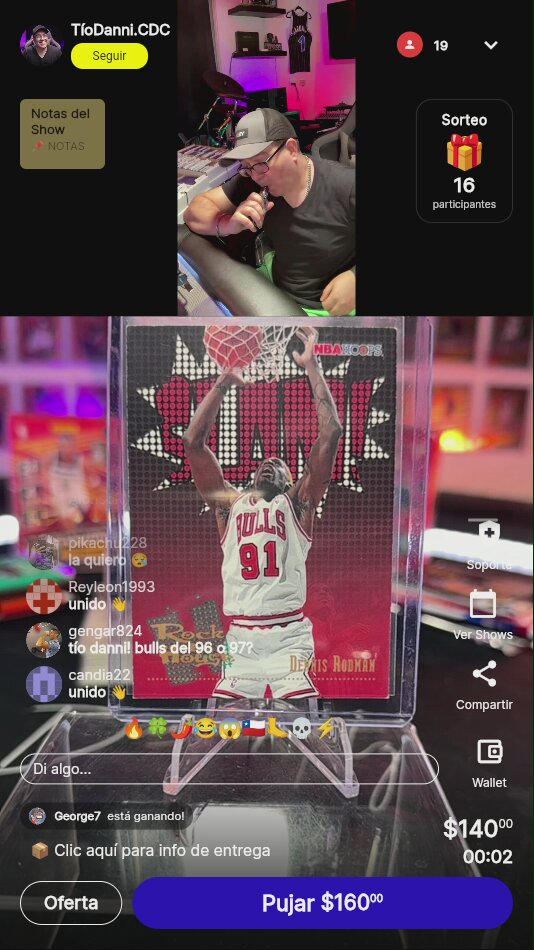 Dennis Rodman NBA Hoops Card