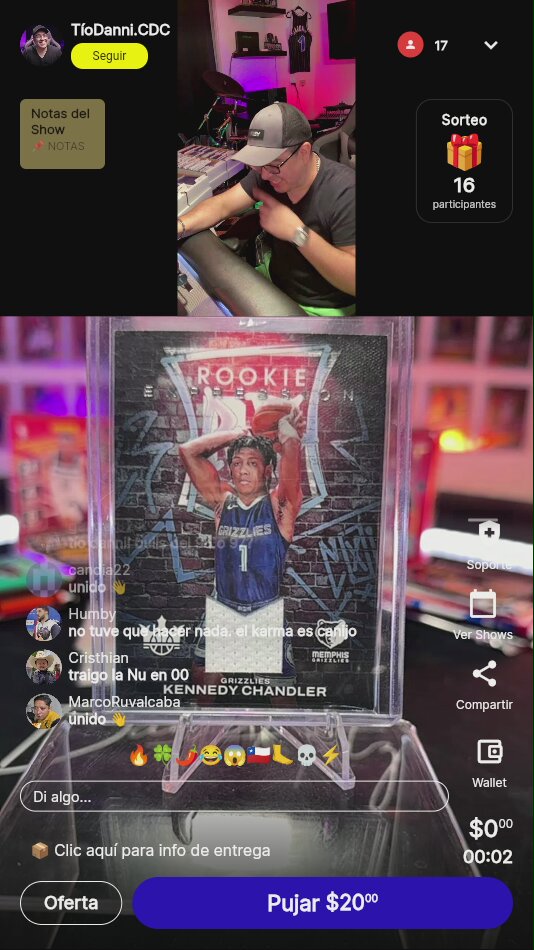 Kennedy Chandler Rookie Patch Card