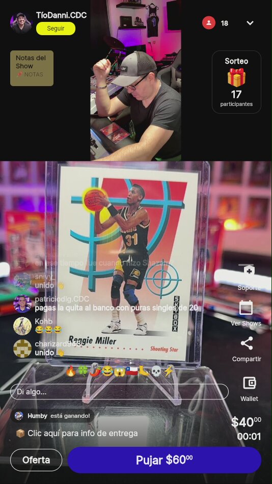 Reggie Miller Skybox 1995 card