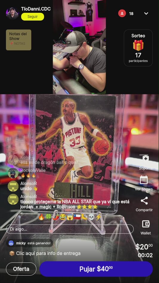 Carta Baloncesto Hill 2001 Topps