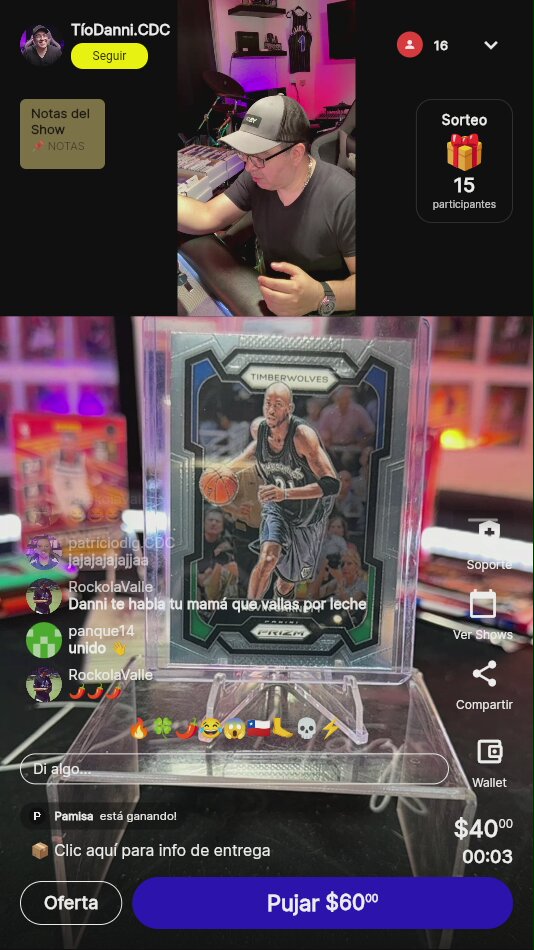 Kevin Garnett Prizm Card Timberwolves