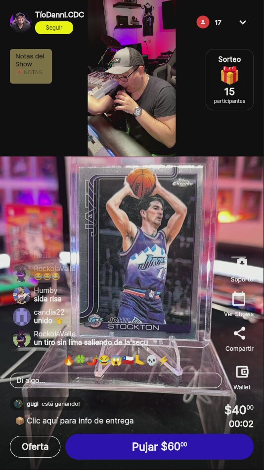 Carta Deportiva Baloncesto: John Stockton