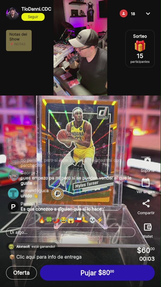 Myles Turner Donruss Tarjeta NBA