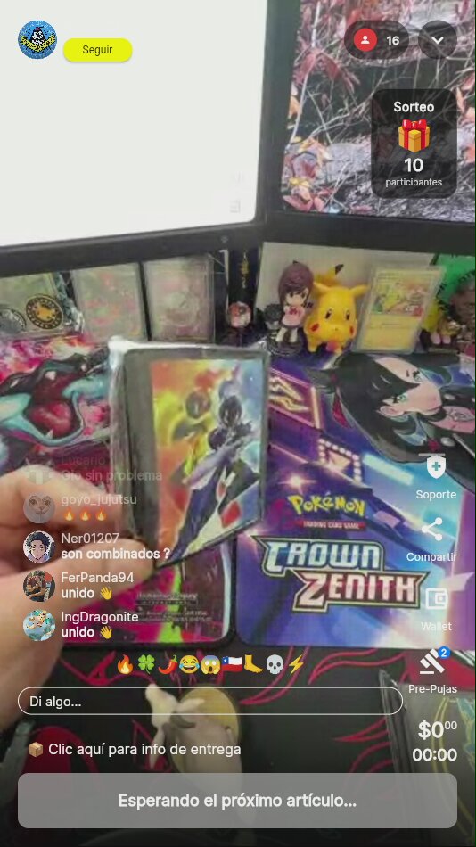 Sleeves Pokémon Crown Zenith Lucario