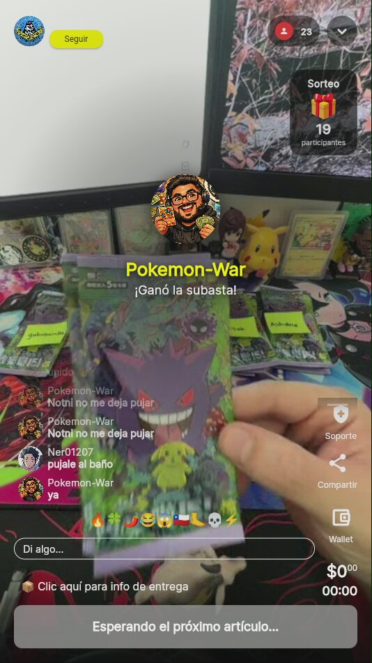 Sobres Pokémon Gengar Guard