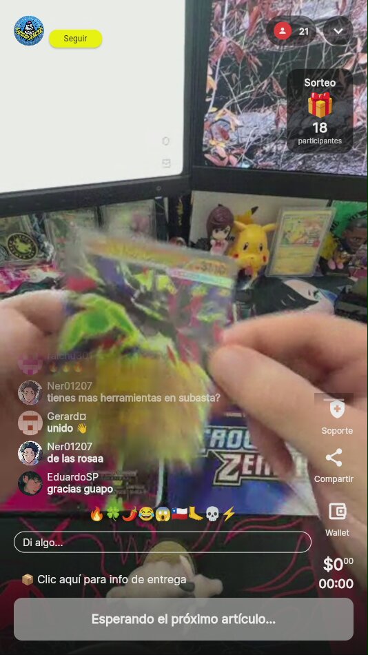 Carta Pokémon nueva expansión Japón