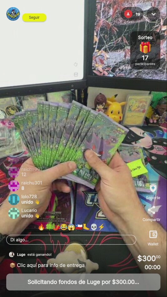 Pokémon 151 Chino: Tres Sobres