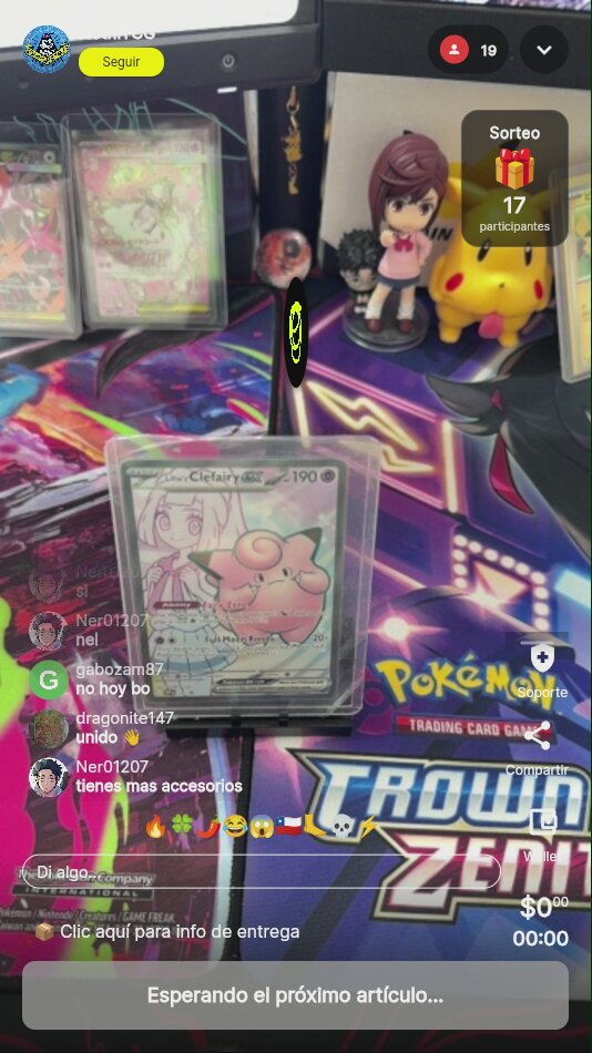 Clefairy Illustration Rare Crown Zenith
