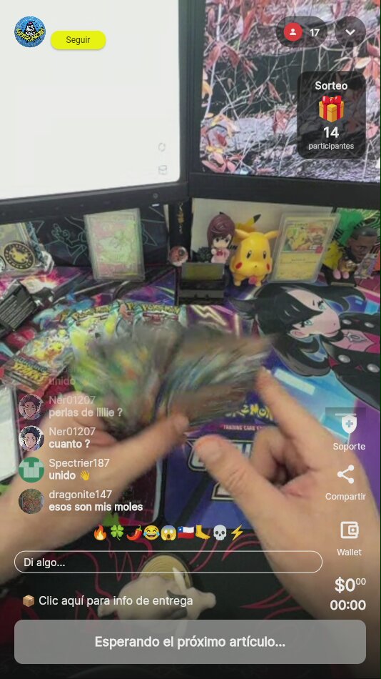 Lote Cartas Pokémon Variadas Español