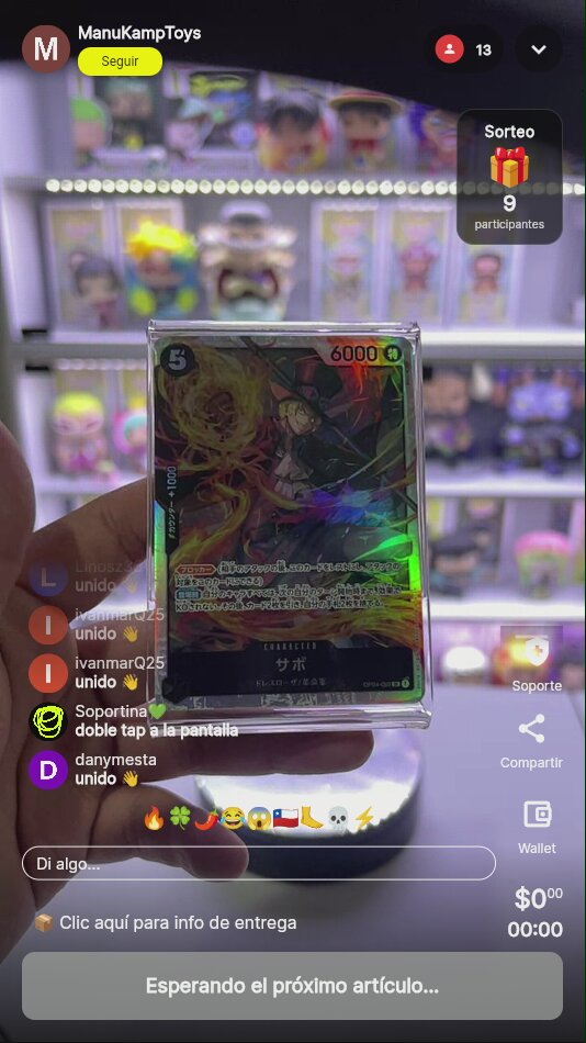 Carta Sabo One Piece TCG