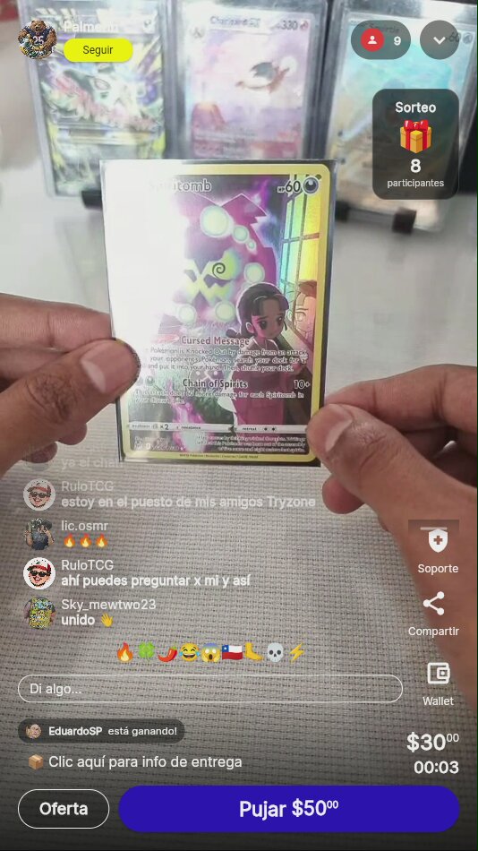 Carta Pokémon Spiritomb