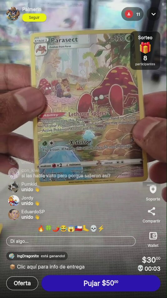 Carta Pokémon Ludicolo