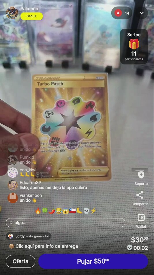 Cartas Pokémon: Turbo Patch y Squirtle