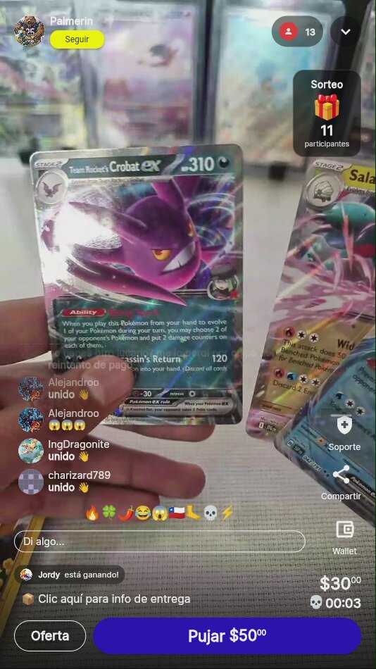 Pokémon: Salamence EX, Crobat, Magnetric