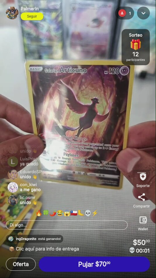 Pokémon Galarian Articuno SWSH282 Promo