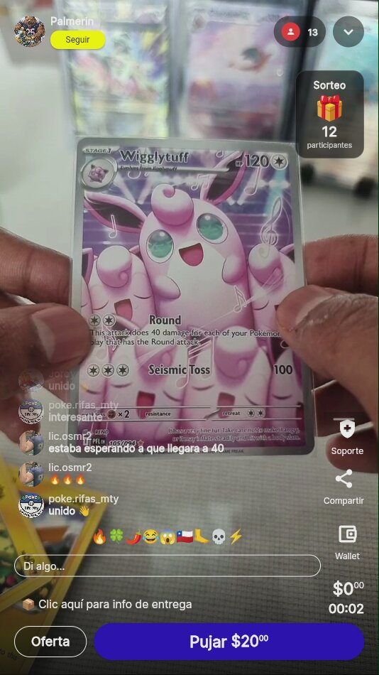 Pokémon Wigglytuff Full Art