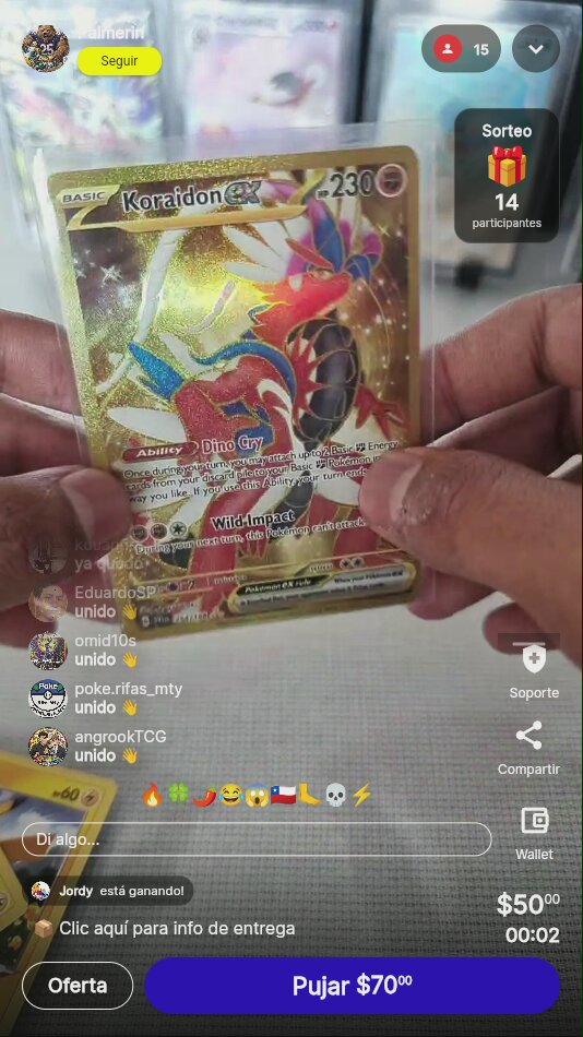 Carta Pokémon Gloom en inglés