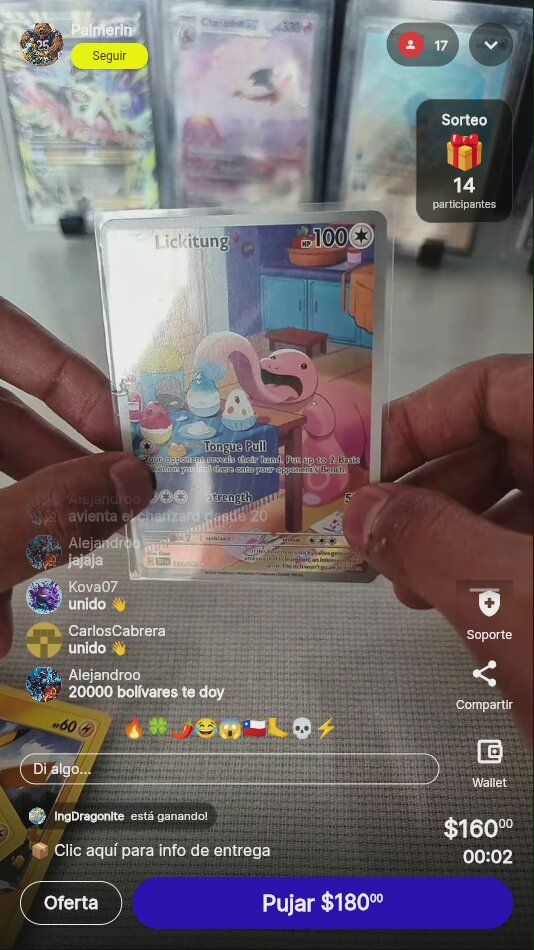 Lickitung Illustration Rare Temporal Forces