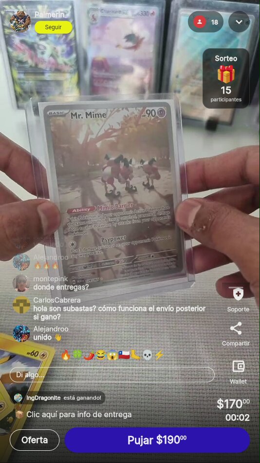 Mr. Mime Pokémon Card - Scarlet/Violet