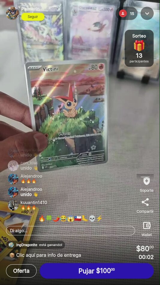 Pokémon Victini V-Force Black Bolt