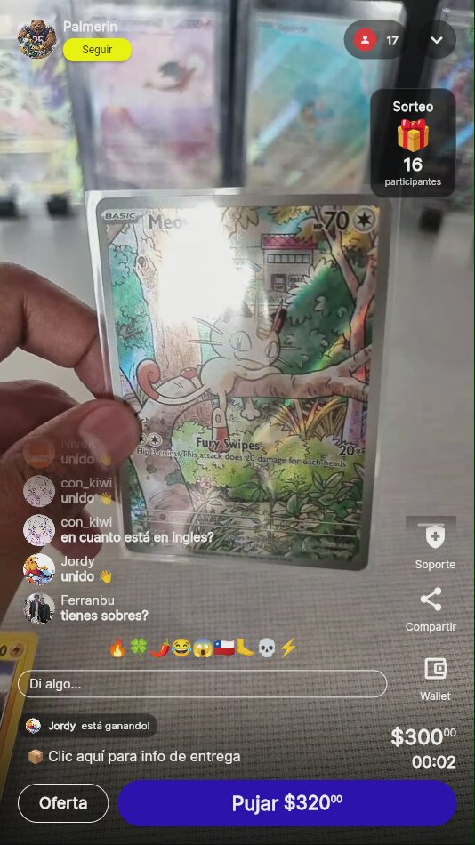 Carta Pokémon Meowth Genetic Apex