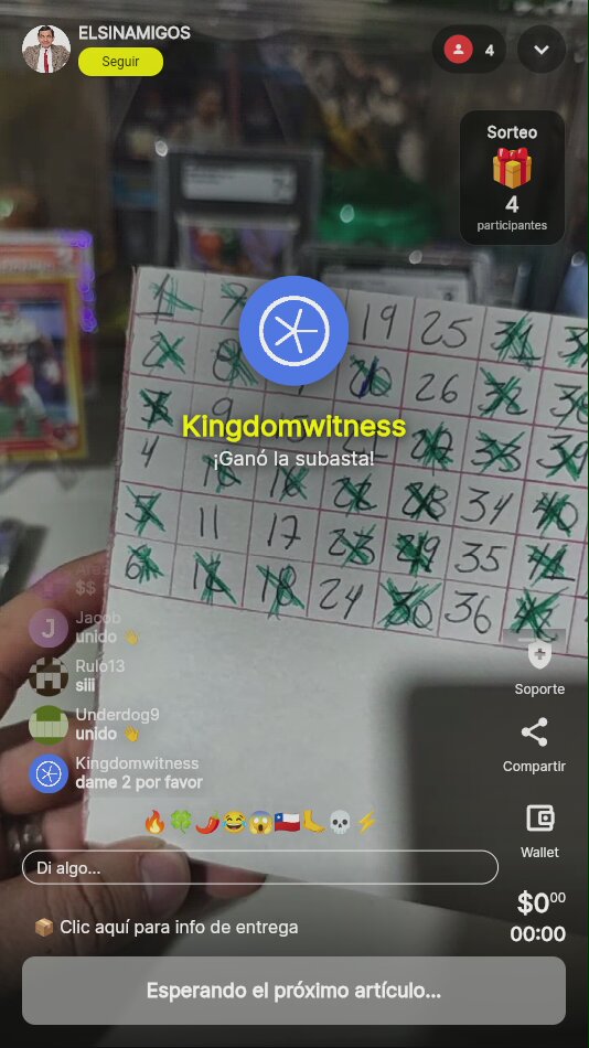 Cartas deportivas a la venta