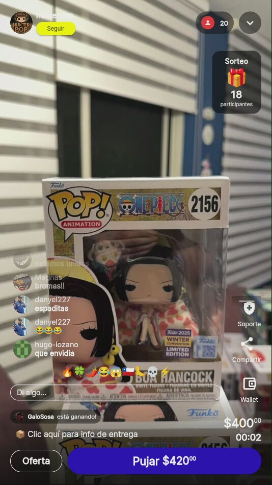 Funko Pop One Piece Boa Hancock