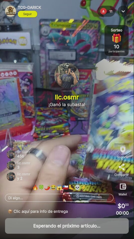 Pokémon Surging Sparks Booster Pack