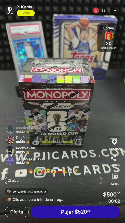 Panini Prizm Monopoly FIFA World Cup