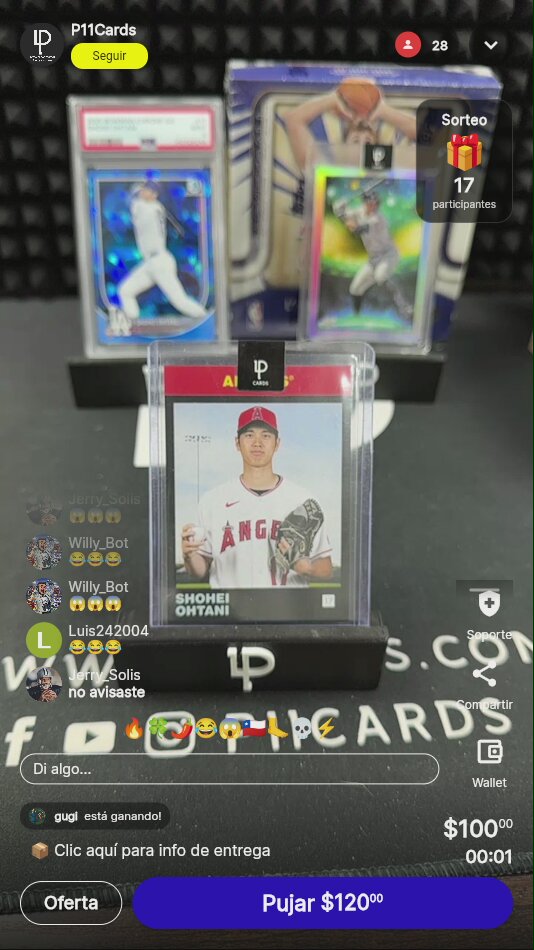 Shohei Ohtani 2020 Tarjeta Coleccionable