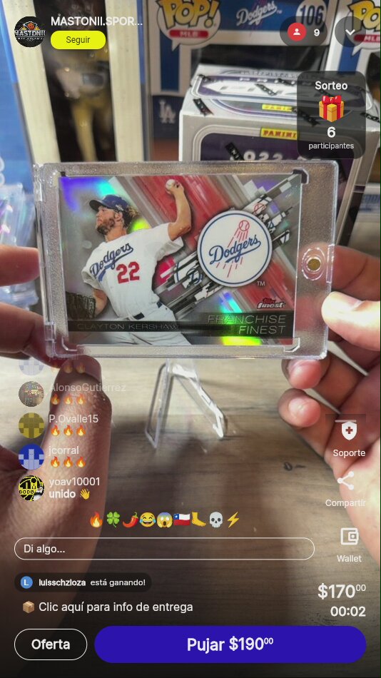 Clayton Kershaw Panini Franchise Finest